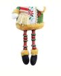 Cheerful Snowman Hanging Legs Table Decorative | 6 x 13 inches Cheap