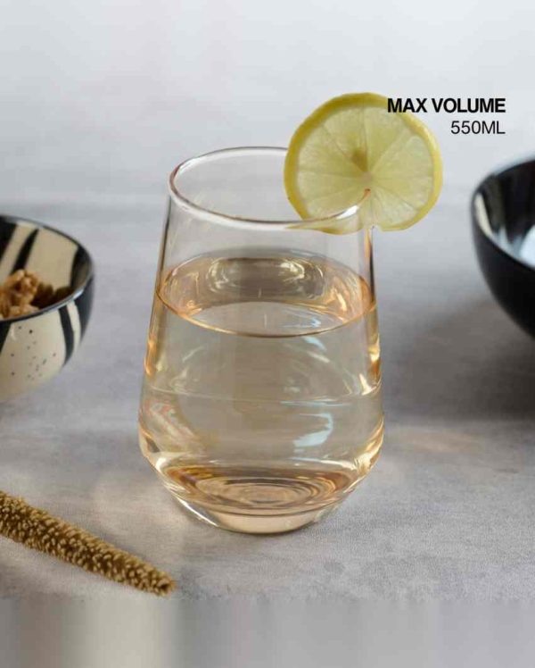 Luxury Golden Water Glass | Set of 6 | 390 ML For Cheap