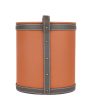 Durable Faux Leather with Unique Two Tone Finish Dustbin | 5 L | 9 x 10 inches Discount