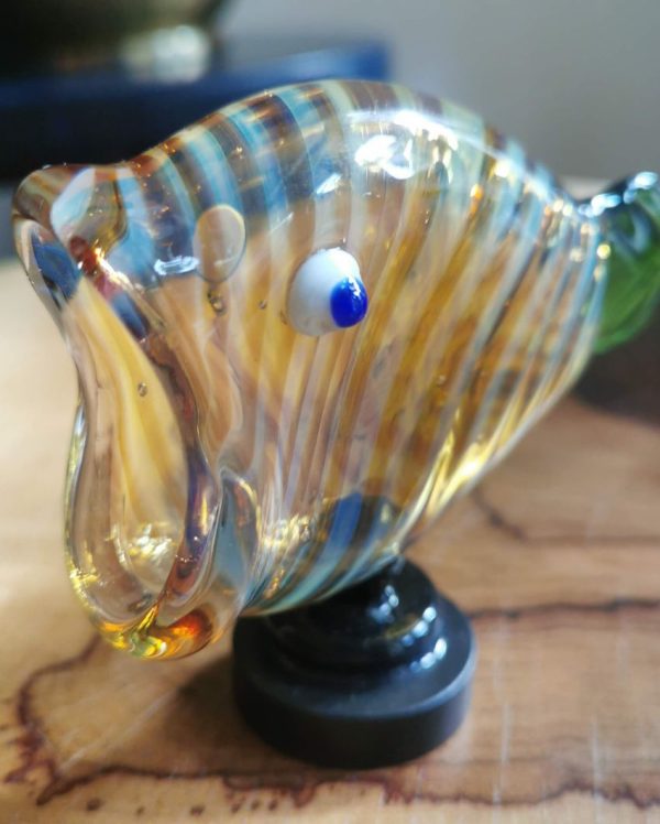 Beautiful Hungry Fish Table Decor Glass Online