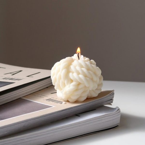 Knot Shape Candles | Set of 4 | 5.1 x 5.1 cm   2 x 2 inches Fashion