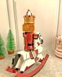 Rocking Horse Nutcracker Self Standing Table Decor | 13 x 10 x 4 inches Online