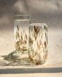 Vintage White & Gold Highball Glasses Set Of 2 Sale