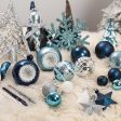 Classic Silver & Blue Christmas Balls Set | 20 x 15 x 10 inches Online Hot Sale