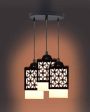 Eleganz 3 Lights Wooden Premium Hallway Ceiling Lamp | 5 x 6 x 32 inches For Cheap