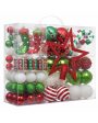 Whimsical Red & Green Elf Christmas Balls Set | 20 x 15 x 10 inches Online Hot Sale