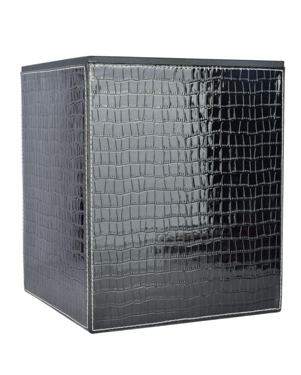 Stylish Faux Leather Design for Modern Spaces Dustbin | 5 L | 9 x 11 inches Online now