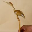 Elegant Wooden Carved Flamingo Sculpture | 11 Inches Cheap