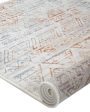 Modern Abstract Grey & Brown Polyester Oslo Area Carpet Online