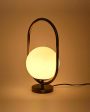 Amarilis Oval Shape Color Table Lamp with Glass Shade | 8 x 13 inches Online