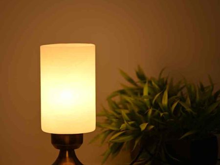 Tulipano Designer LED Compatible Table Lamp With Glass Shade | 4 x 10 inches Online Hot Sale