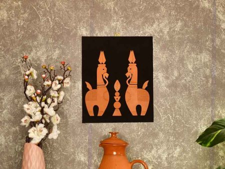 The Horses of Heaven Terracotta Wall Hanging Online