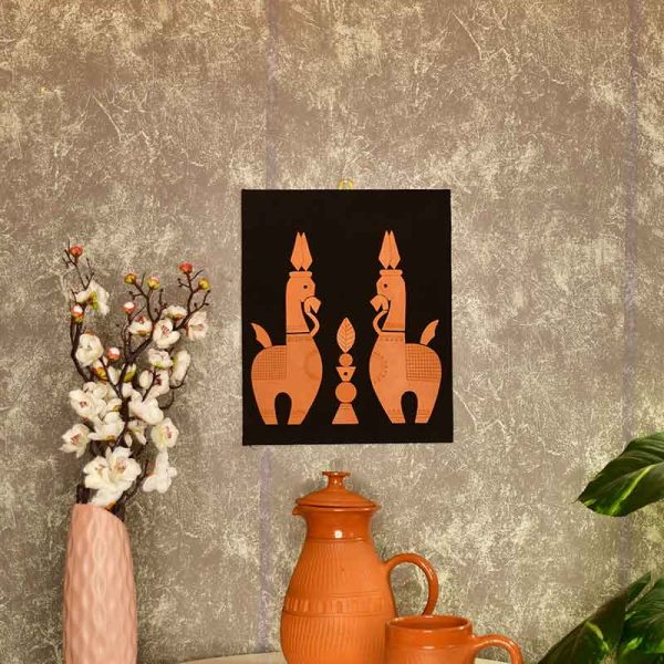 The Horses of Heaven Terracotta Wall Hanging Online