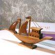 The Boat of Hope Wooden Showpiece Online Sale