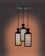 Estilo Wooden 3 Lights Pendant Foyer Ceiling Lamp | 8 x 4 x 35 inches Online