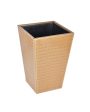 Chic Faux Leather with Stylish Design for Various Spaces Dustbin | 2.5 L | 7 x 10 inches For Discount