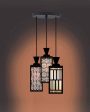 Elegante Wooden Pendant 3 Lights Foyer Ceiling Lamp | 8 x 4 x 35 inches Supply