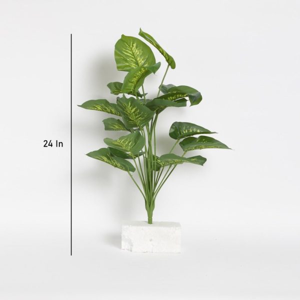 Monstera Deliciosa Artifical Plant For Indoor Decor Without Pot on Sale