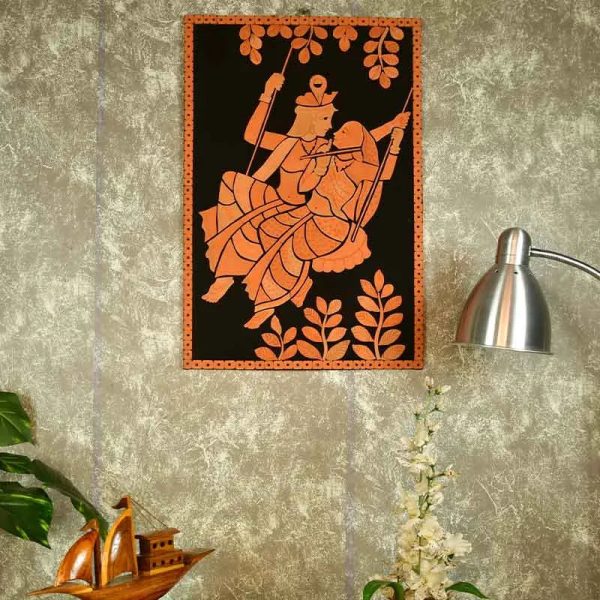 The Swing of Love Terracotta Wall Hanging on Sale