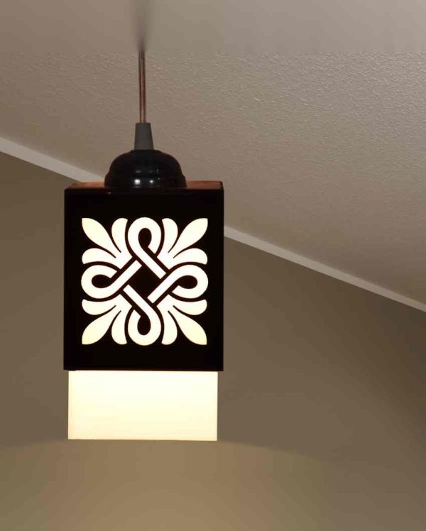 Ersho 3 Lights Wooden Premium Hallway Ceiling Lamp | 5 x 6 x 32 inches Online now