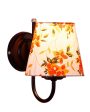 Elegant Unique Cotton Shade Wall Mounted Lamp With Iron Base | 6 x 8 inches Cheap