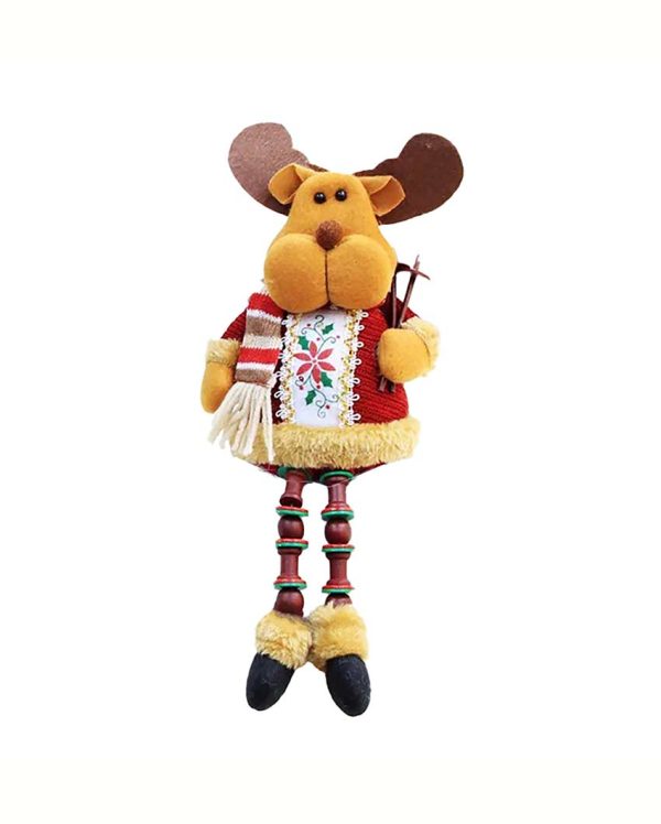 Adorable Reindeer Hanging Legs Table Decorative | 6 x 13 inches Cheap