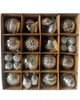 Bright Silver Theme Christmas Ornaments | 15 x 5 inches For Sale