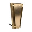 Tri-Angular Antique Brass Wall Lamp | 7 x 6 x 13 inches Fashion