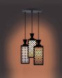 Decorative 3 Lights Wooden Premium Foyer Ceiling Lamp | 8 x 4 x 35 inches Cheap