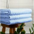 Light Blue Bamboo Bath Towel | 59x30 inches Hot on Sale