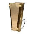 Tri-Angular Antique Brass Wall Lamp | 7 x 6 x 13 inches Fashion