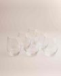 Crystal Transparent Water Glass | Set of 6 | 390 ML Online