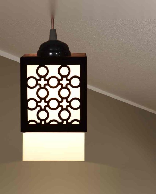 Colgante 3 Shades Wooden Pendant Ceiling Lamp | 5 x 6 x 32 inches Online