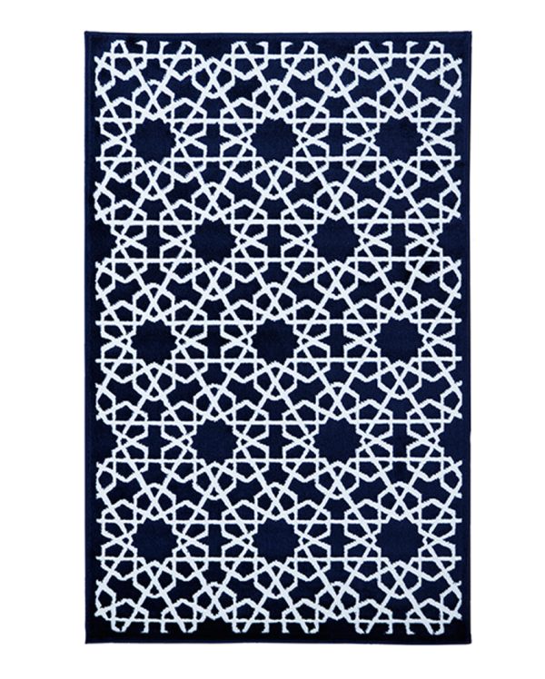 Beautiful Living Blue Polypropylene Woven Carpet For Discount