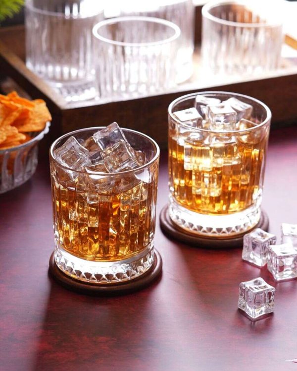 Traditional Design Whiskey Glasses | Set Of 6 | 265ml Sale