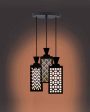 Decorative Wooden 3 Lights Pendant Foyer Ceiling Lamp | 8 x 4 x 35 inches Sale