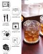 Lines Design Whiskey Glasses | Set Of 6 | 265ml Online Hot Sale