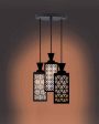 Colgante 3 Lights Wooden Premium Foyer Ceiling Lamp | 8 x 4 x 35 inches Cheap