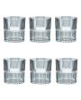 Double lines Design Whiskey Glasses | Set Of 6 | 265 ml Hot on Sale