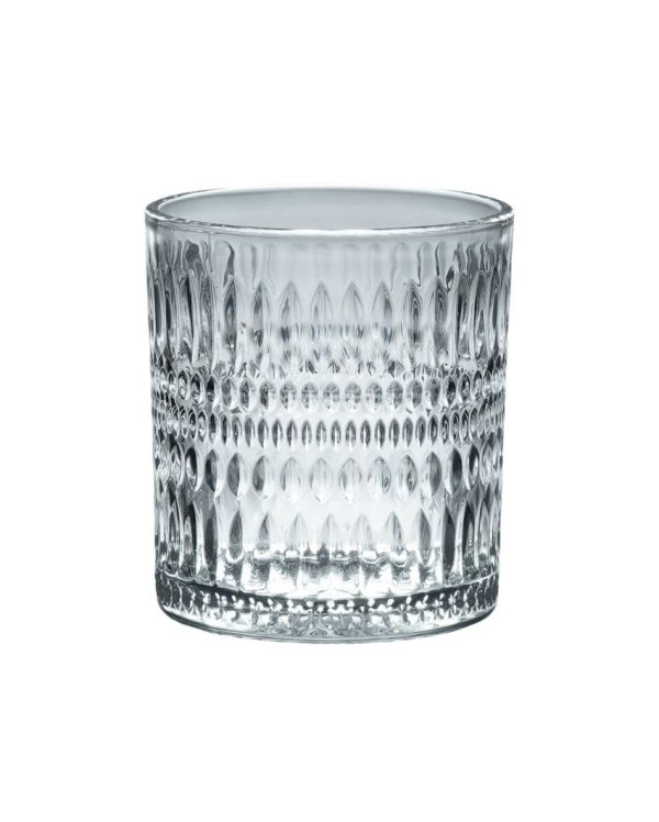 Beautiful Textured Whiskey Glasses | Set Of 6 | 265 ml For Cheap