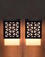 Engraving Wooden Pendant Hanging Ceiling Lamp | Set of 2 | 4 x 4 x 7 inches Discount