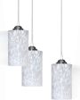 Classic Metal Fitting Three Glass Shade Light Pendant Ceiling Lamp | 13 x 13 x 27 inches Discount