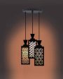 Elegante 3 Lights Wooden Pendant Foyer Ceiling Lamp | 8 x 4 x 35 inches Online Hot Sale