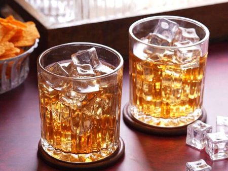 Ornate Whiskey Glasses | Set Of 6 | 265 ml on Sale