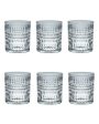 Beautiful Textured Whiskey Glasses | Set Of 6 | 265 ml For Cheap