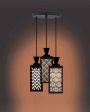 Edel Wooden 3 Lights Pendant Foyer Ceiling Lamp | 8 x 4 x 35 inches Fashion