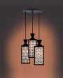 Dynamic Wooden Pendant 3 Lights Foyer Ceiling Lamp | 8 x 4 x 35 inches Hot on Sale