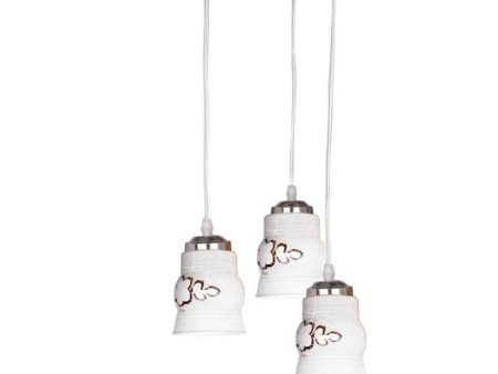 Artistic Triple Glass Shade Hanging Ceiling Light Pendant Lamp | 13 x 13 x 32 inches Fashion