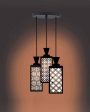 Edel 3 Lights Wooden Premium Foyer Ceiling Lamp | 8 x 4 x 35 inches Supply