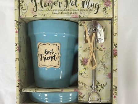 BEST FRIEND FLOWER POT MUG-5104 Online Sale